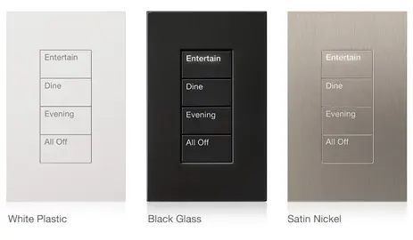 Lutron Palladiom series finishes