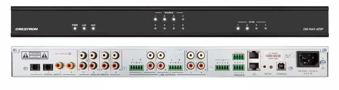 Crestron DM-NAX 4-Zone Streaming Preamplifier